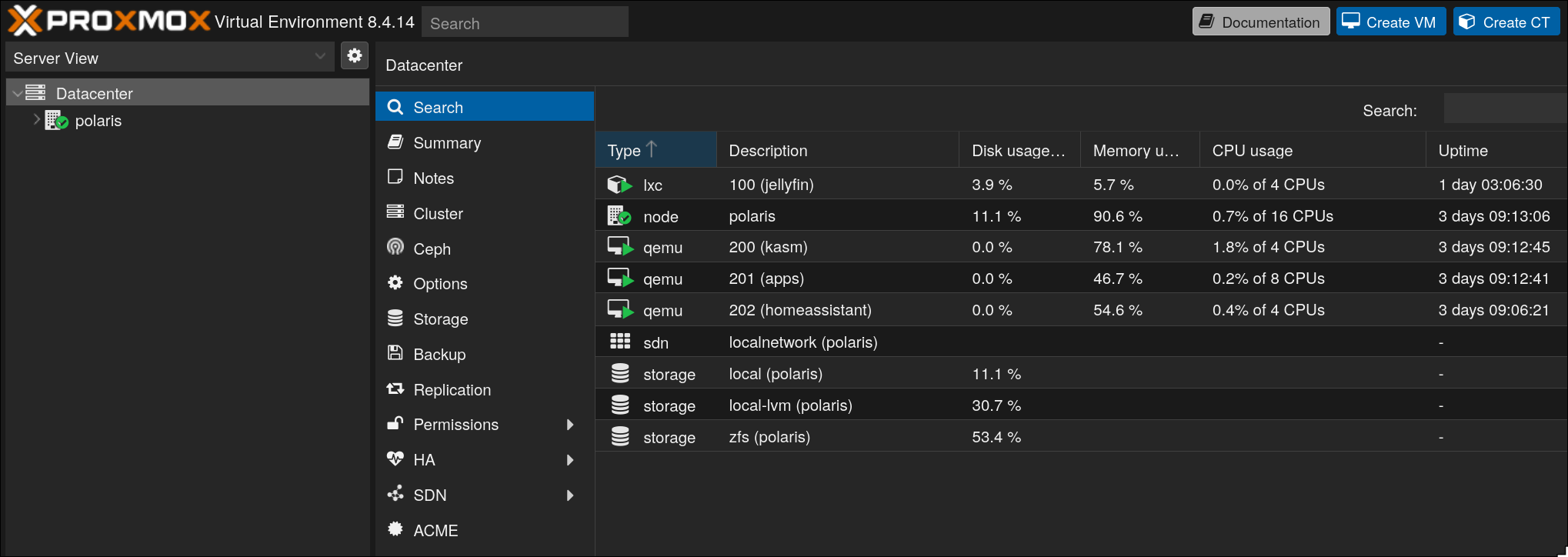 Running containers and virtual machines